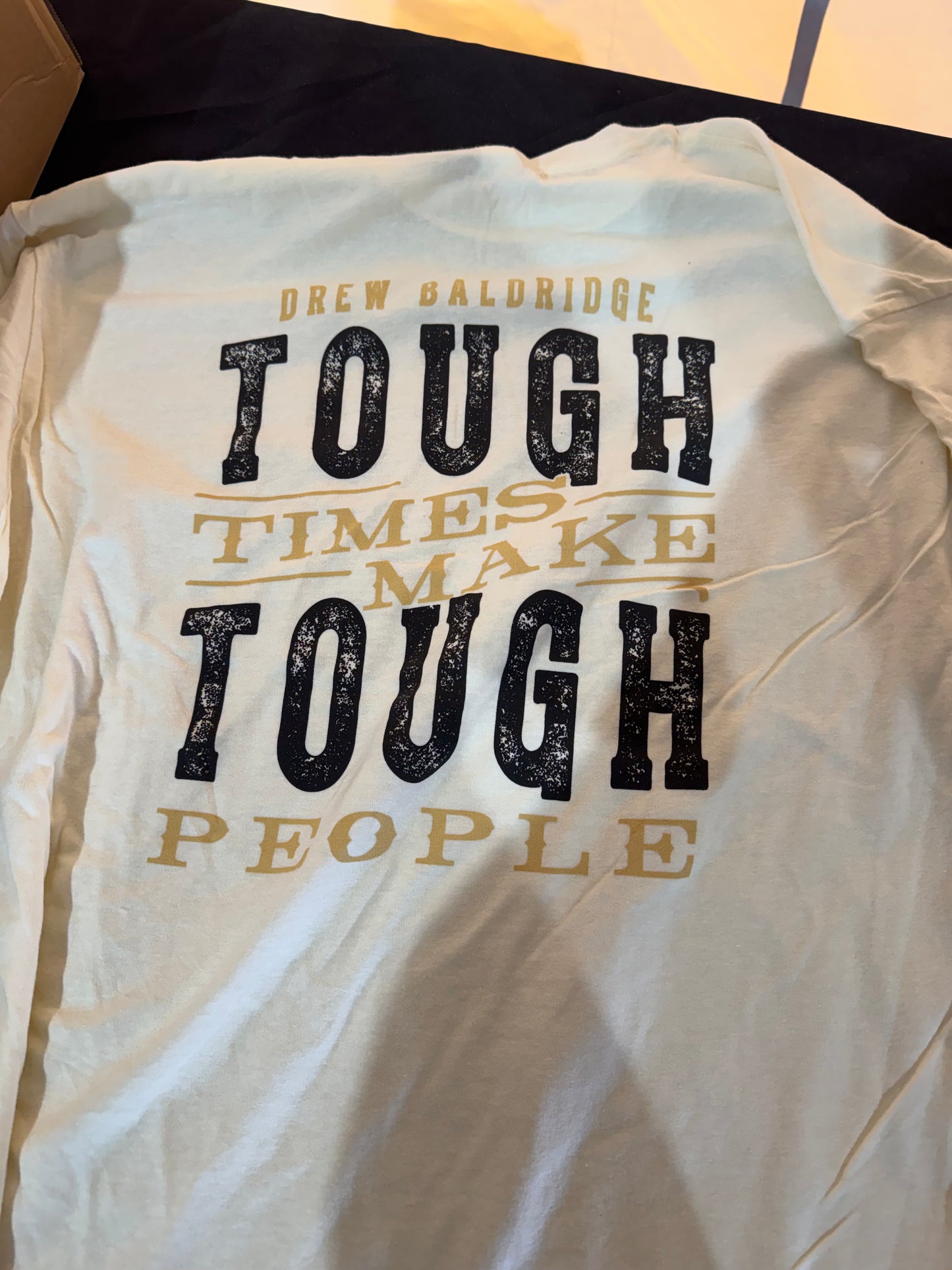 Drew Baldrige Cream Shirt