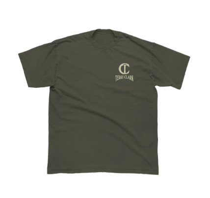 Terri Clark Olive Bass Tee