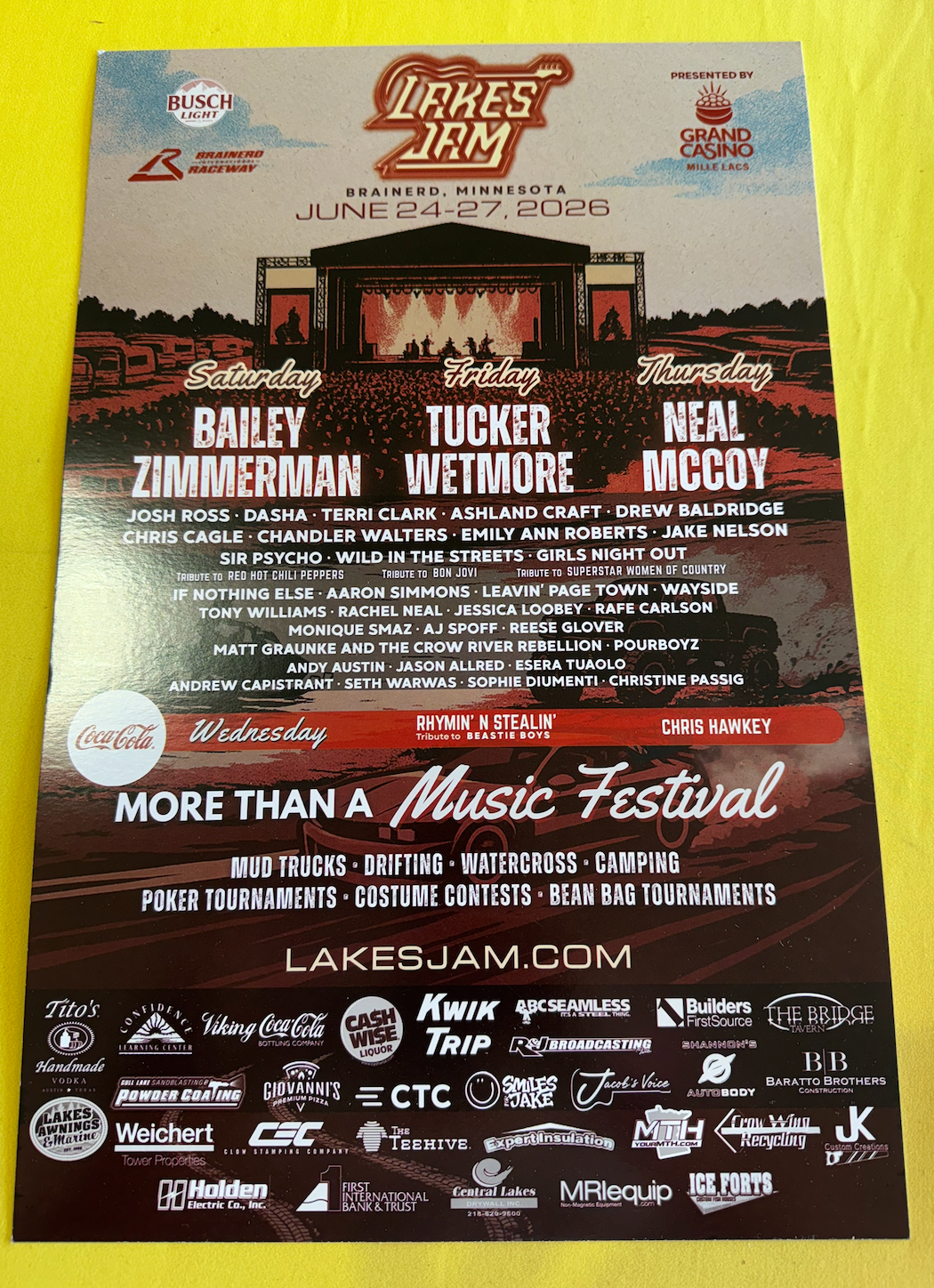 Lakes Jam - Poster